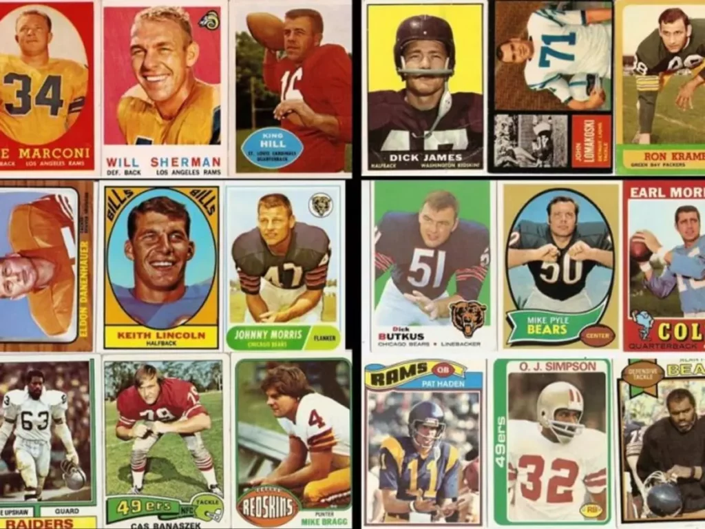 Sell old football cards