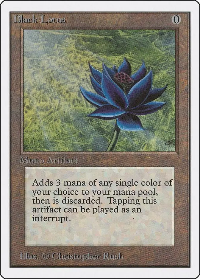 black lotus magic card