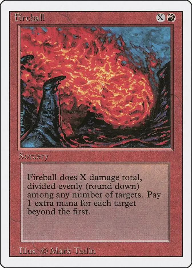 magic the gathering fireball