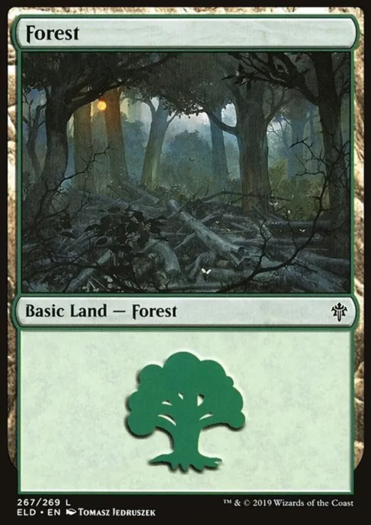 magic the gathering forest card