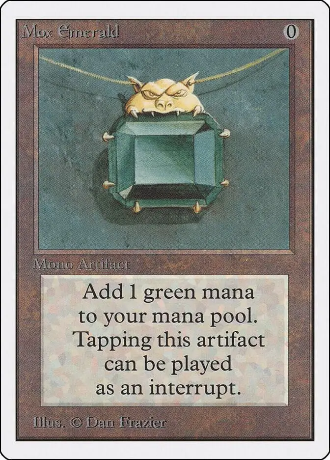 magic the gathering mox emerald