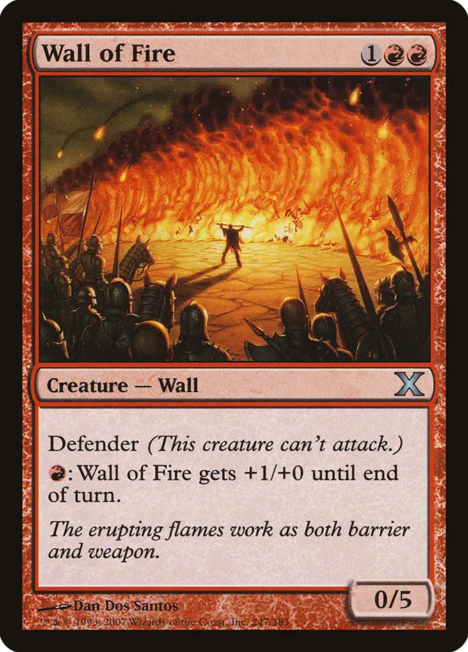 wall of fire magic the gathering